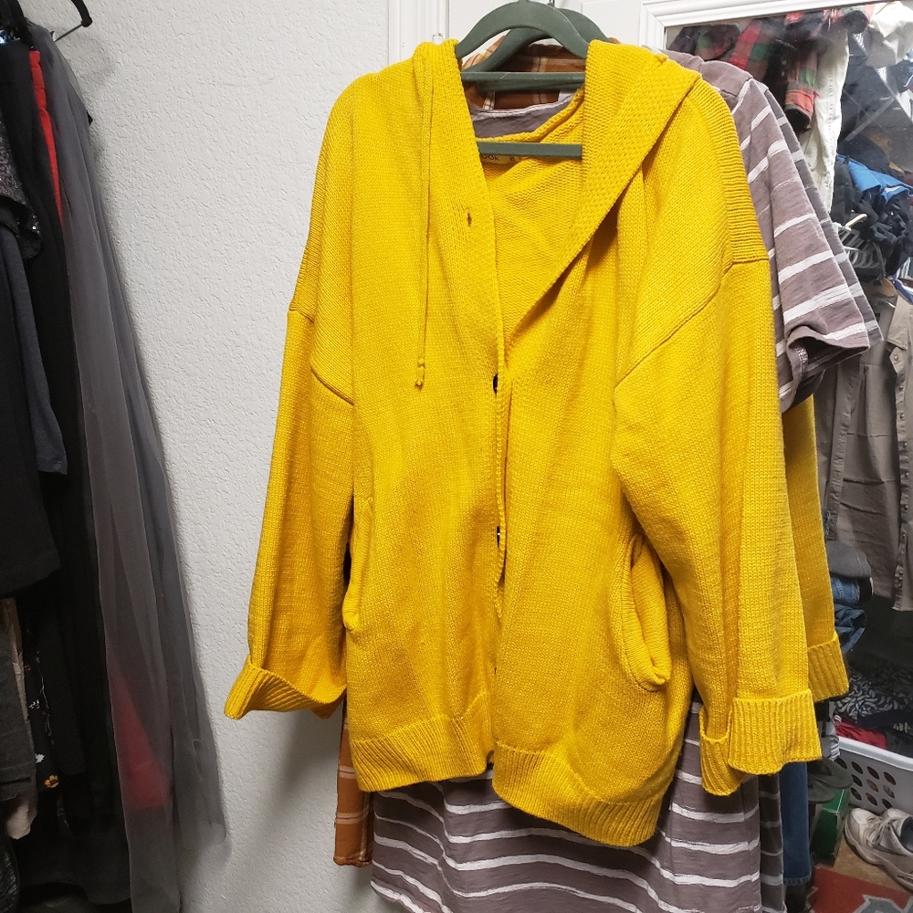 Yellow Sweater Hoodie